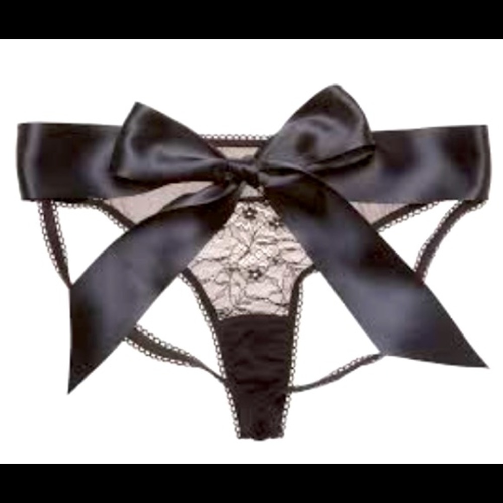 NWT HANKY PANKY Womens Love Tied Open Brazilian Bikini/ MEDIUM/ LARGE